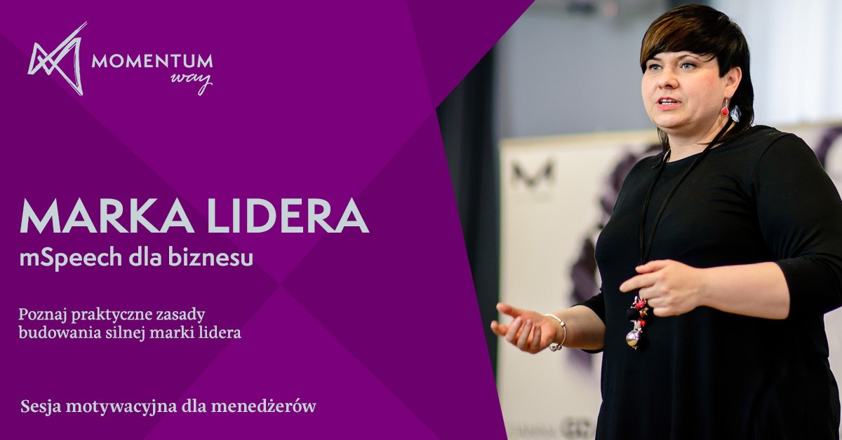Beata Kapcewicz - mspeech - Momentumway Marka Lidera