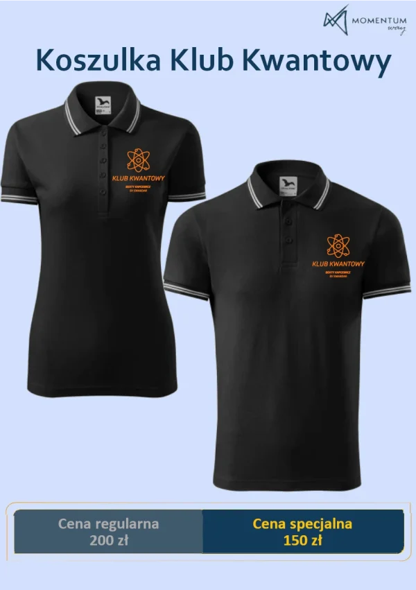 Koszulka polo Klub Kwantowy - obrazek 2