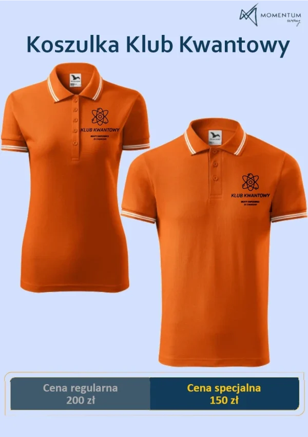Koszulka polo Klub Kwantowy - obrazek 3